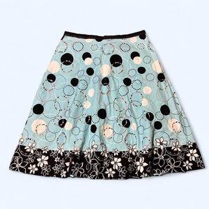Y2K Blue Floral Fairy Skirt by i.e!